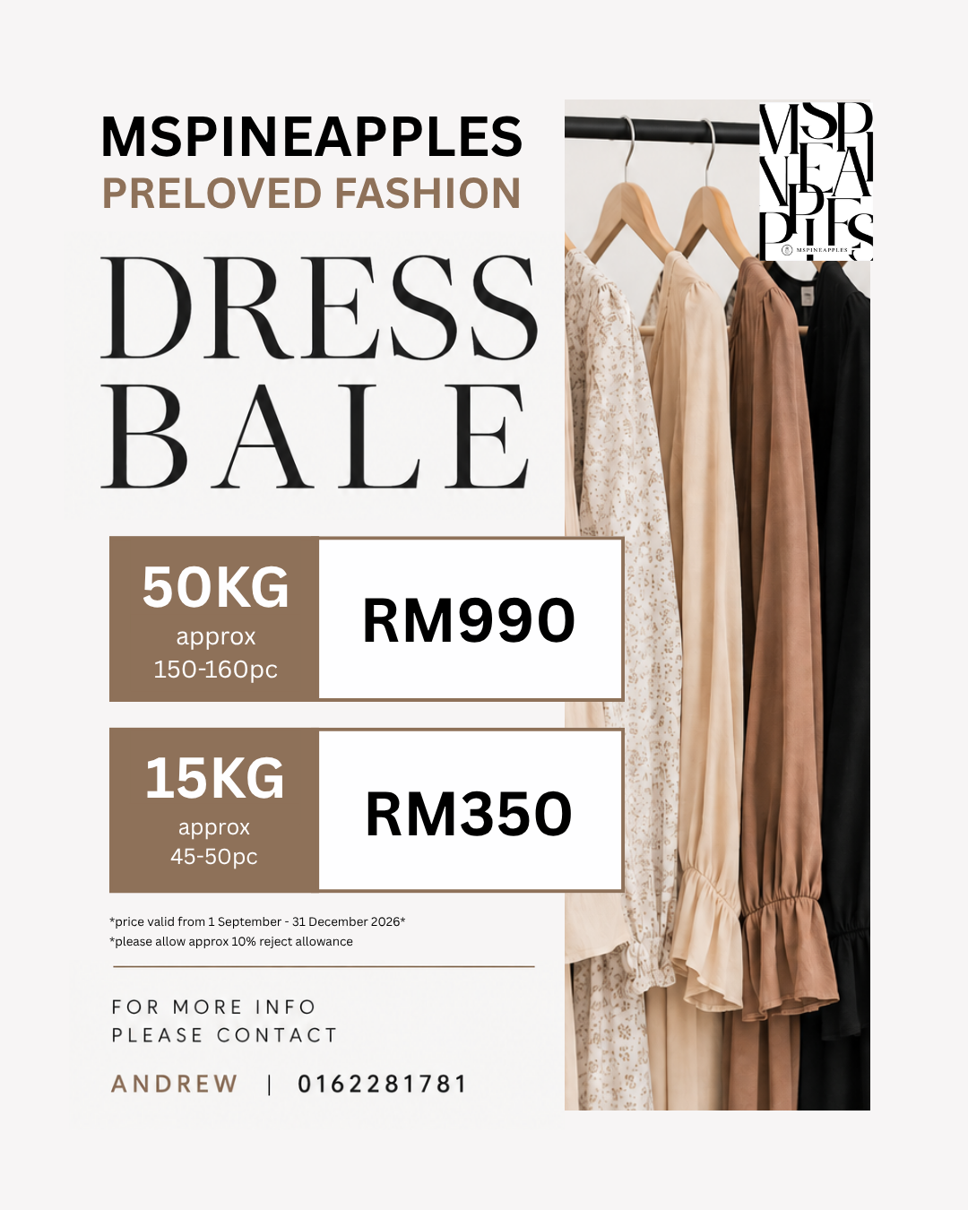 MSP DRESS BALE